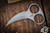 Jonathan McNees Custom Retainer Push Dagger 2.5" Hawkbill (Preowned)