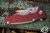 Rick Hinderer Knives XM-18 3.0" Spanto Knife Red G10, Working Finish 
