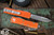 Microtech UTX-85 OTF Automatic Knife Distressed Orange 3.1" Drop Point Stonewash 231-10DOR