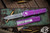 Microtech UTX-85 OTF Automatic Knife Distressed Violet 3.1" Drop Point Stonewash 231-10DVI