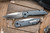Kershaw Iridium DuraLock Manual Folding Knife Gray Aluminum/Bronze Accent  3.4" D2 Spear Point Satin 2038