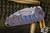 Medford Praetorian Genesis T Folding Knife Violet/Bronze "DragonSkin" Sculpted Titanium 3.3" Drop Point Tumbled