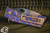 Medford TFF-1 Tactical Fighting Folder Knife Violet/Bronze "Stained Glass" Sculpted Titanium 4.0" Vulcan