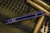 Medford TFF-1 Tactical Fighting Folder Knife Violet/Bronze "Stained Glass" Sculpted Titanium 4.0" Vulcan