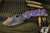Medford TFF-1 Tactical Fighting Folder Knife Violet/Bronze "Stained Glass" Sculpted Titanium 4.0" Vulcan