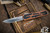Heretic Knives "Colossus" OTF Root Beer Aluminum 3.5" MagnaCut Drop Point Stonewash Serrated H039-2B-RB (Preowned)