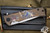 Chaves Knives Ultramar "Liberation Street" Japanese Theme Titanium 3.3" T/E Satin Tanto (Preowned)