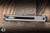 Burchtree Bladeworks Euclid Folding Knife Titanium/Black CF Inlay 3" M390 Drop Point Satin