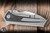 Burchtree Bladeworks Euclid Folding Knife Titanium/Black CF Inlay 3" M390 Drop Point Satin