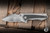 Burchtree Bladeworks Euclid Folding Knife Titanium/Black CF Inlay 3" M390 Drop Point Satin