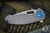  Curtiss Knives F3 Medium Slicer Flipper Titanium Frag Milled Blue Accents 3.25" S45VN 