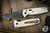 Benchmade CLA Automatic Folding Knife Ivory G10 3.4" MagnaCut DLC Black Battlewash 4300BK-03