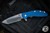 Rick Hinderer Knives XM-24 4.0" Spanto Knife Blue/Black G10, Stonewash