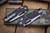 Microtech Standard Issue "MSI" Ram-Lok Manual Folder Black Frag G10 3.75" Stonewash Serrated 210-11FRGTBK 