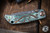 Spartan Blades Custom SHF Harsey Folder Knife "For God & Country" Titanium 4" Damascus