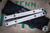 Squid Industries Inked Squid Trainer V4 Butterfly Balisong Trainer  Silver Aluminum 4.3" Black