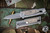 Reate Mini EXO OTF Knife Titanium/Green Micarta 2.5" Double Edge Stonewash