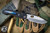 Medford 187 DP Folding Knife PVD Titanium, Galaxy HW/Clip 3.75" Tumbled