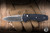 Benchmade Mini Barrage AXIS-Assist Folding Knife Blue Canyon Richlite 2.9" S30V Drop Point Stonewash  585-03