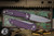 Tactile Knife Co. "Maverick" Crossbar Lock Folding Knife Purple G10 3.5" MagnaCut