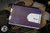 Chaves Knives Ultramar Ti Fold Wallet/Money Clip - Titanium Purple Distressed