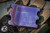 Chaves Knives Ultramar Ti Fold Wallet/Money Clip - Titanium Purple Distressed
