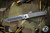 Medford Gentleman Jack (GJ-2) Slip Joint Knife Tumble/Silver Titanium 3.1" Tanto Tumbled