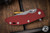 Rick Hinderer Knives XM-18 Knife Red G10 3.5″ Battle Bronze Harpoon Spanto