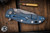 Rick Hinderer Knives XM-18 Knife Blue/Black G10 3.5″ Battle Blue Harpoon Spanto 