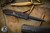 Hawk Knives Deadlock Model C John Wick 4 Titanium/Fat Carbon Inlay 3.5" DLC Dagger (Serial No.1) 