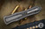  Hawk Knives Deadlock Model C Titanium/Gold Fat Carbon Inlay 3.5" Blasted Dagger Magnacut