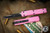 Microtech Ultratech OTF Automatic Knife Blasted Barbie Pink Cerakote 3.4" Drop Point Black 121-1BPK