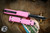 Microtech Ultratech OTF Automatic Knife Blasted Barbie Pink Cerakote 3.4" Drop Point Black 121-1BPK
