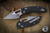 Microtech/Borka Blades Stitch Ram-LOK Manual Folder Black Fluted G10 3.75" Stonewash Apocalyptic 169RL-10APFLGTBK