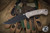 Rick Hinderer Ranch Bowie Fixed Blade Knife OD Green Micarta 5.25" 3V Battle Black DLC Bowie