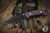 Rick Hinderer Ranch Bowie Fixed Blade Knife Burgundy Micarta 5.25" 3V Battle Black DLC Bowie