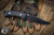 Rick Hinderer Ranch Bowie Fixed Blade Knife Black Micarta 5.25" 3V Battle Black DLC Bowie