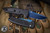 ProTech Rockeye Automatic Folding Knife Textured Black 3.375" Sapphire Blue  LG307-SB