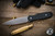 Blackside Customs Phase 7 SDM (Size Does Matter) Fixed Blade Knife Black G10 4.5" MagnaCut Gray Matter