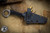 Bastinelli Knives "GI Custom" Engraved Black Tsuka Wrap 2.5" Satin/Dark Stonewash Finish