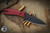 Bastinelli Knives Sin Black Nude Red Tsuka Wrap 3.25" Satin