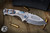 Medford Praetorian T Folding Knife Tumbled "Laurel Filigree" Titanium 3.75" Drop Point