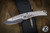 Medford Slim Midi Folding Knife Tumbled Titanium 3.25" Drop Point Tumbled