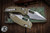 Microtech/Borka Blades Stitch Ram-LOK Manual Folding Knife Fluted OD Green G10 3.75" Stonewash Serrated 169RL-11FLGTOD	