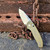 Three Rivers Manufacturing SHADOW River-LOK Folding Knife OD Green G10 3.2" Stonewash