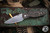 Three Rivers Manufacturing NEUTRON 2 Folding Knife Textured Gold Fat Carbon 3" Stonewash