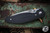 Three Rivers Manufacturing ATOM Folding Knife Jet Black G10 3.5" Drop Point Stonewash