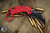 Reate EXO-K Karambit Button Lock Knife Red Aluminum 3" PVD (Trainer Included)