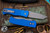 ProTech Emerson CQC7 Automatic Folding Knife Jigged Blue 3.25" Chisel Tanto Blasted E7T05