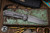 Chris Reeve Knives Large Sebenza 31 Unique Graphic "Solar System w/ Pyrite" 3.6" Drop Point Ladder Damascus   L31-1412